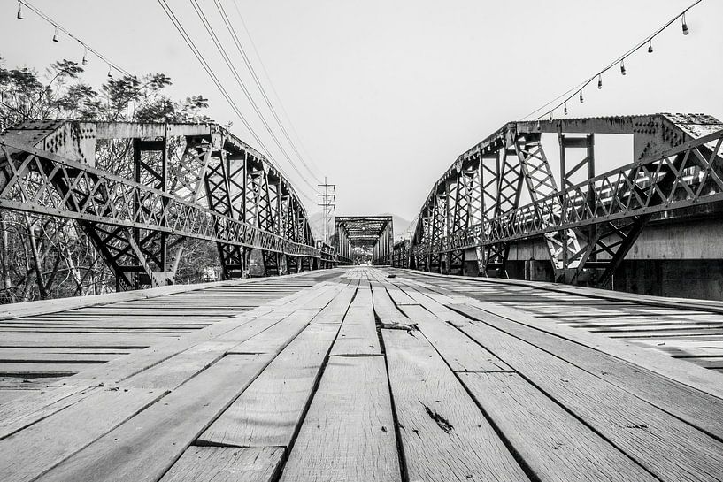 Tha Pai Memorial Bridge, Thailand van Femke Ketelaar