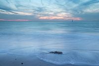 Sonnenuntergang am Strand von Haamstede