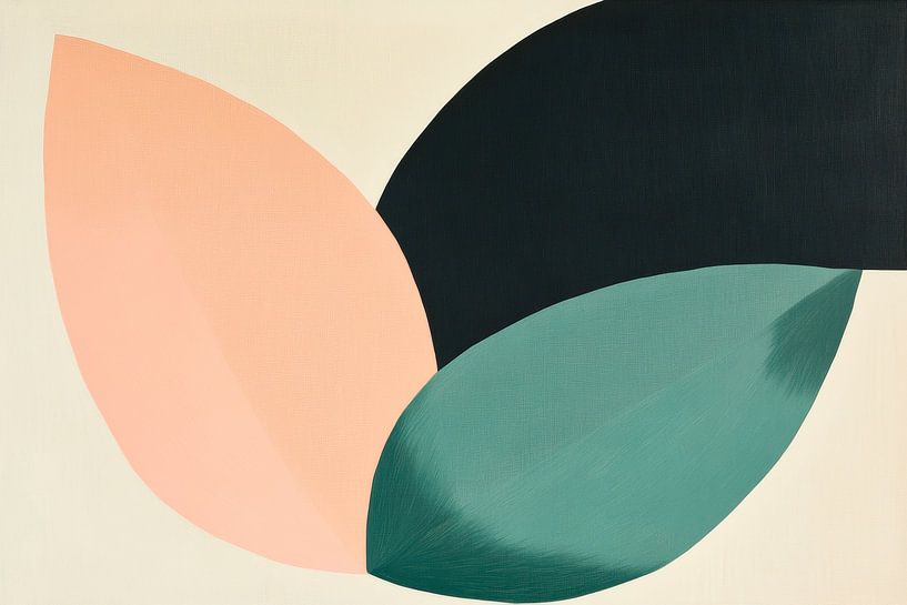 Kleurrijk vormenspel van Poster Art Shop