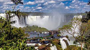 Die Iguazu Wasserfälle zwischen Argentinien und Brasilien