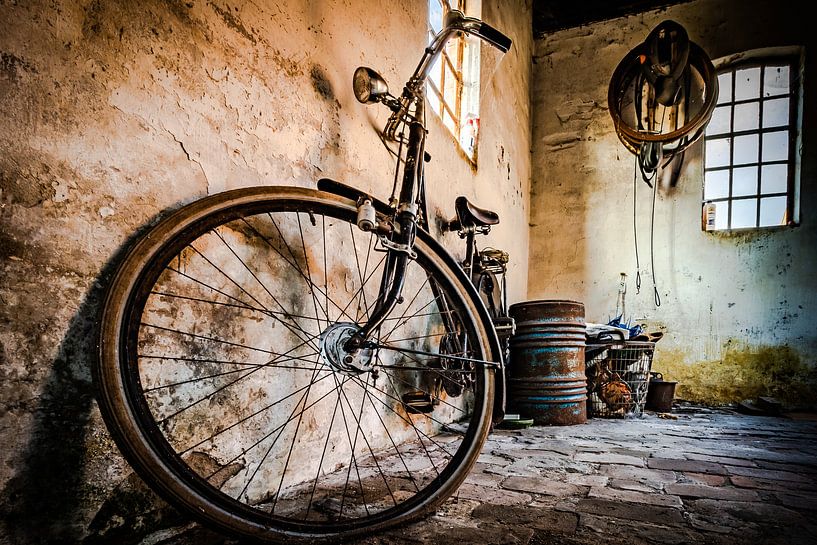 Opoefiets abandoned shed by Frank Slaghuis