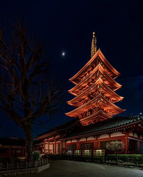 Japanse Tempel Sensō-ji Tokio van Mario Calma