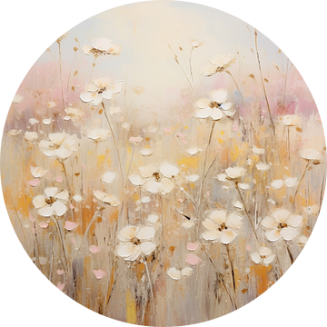 Bloemenveld betoverend pastel van Bianca ter Riet
