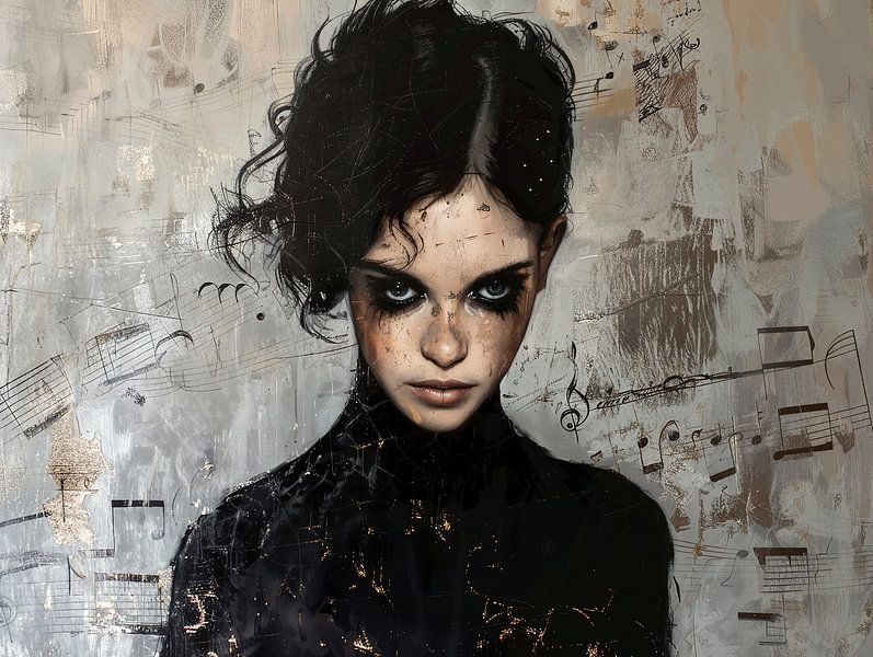 Melancholic Melody by Abstract Painting