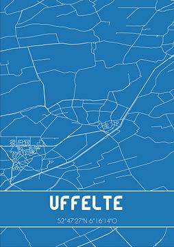 Blueprint | Carte | Uffelte (Drenthe) sur Rezona