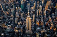 Empire State Building van boven van Thomas Bartelds thumbnail