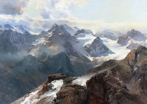 Sylvretta van de grote Maderer, EDWARD THEODORE COMPTON, 1910