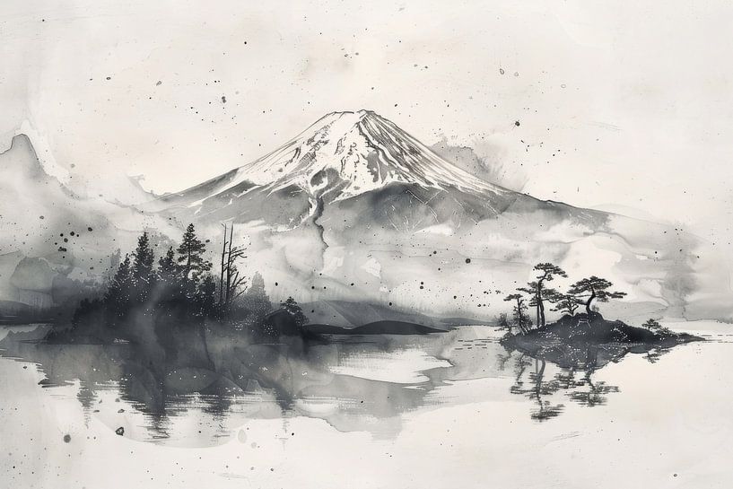 Mount Fuji by Poster Art Shop