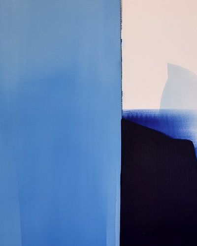 Modern abstract "Indigo"