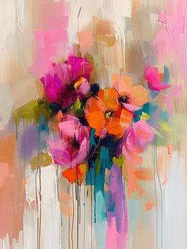 Bunte Blumen von Studio Allee