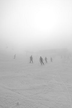 Sports d'hiver dans le brouillard sur Studio Nieuwland