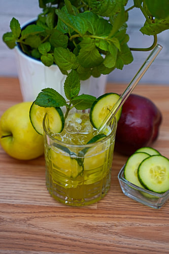 Komkommer Appel Gin Cocktail