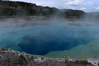 Blauwe tinten van de Emerald Pool
