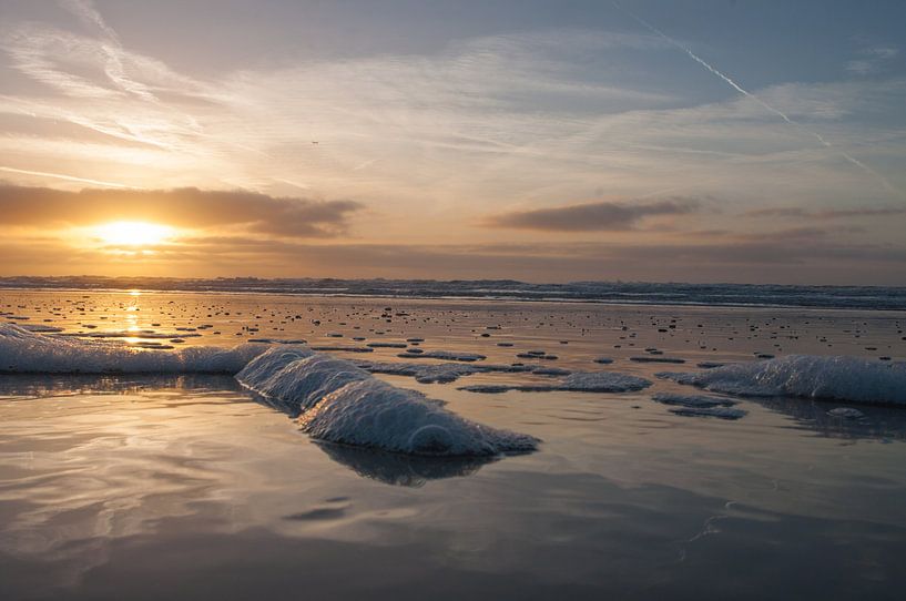 Zonsondergang in Egmond aan Zee par Dirk Sander