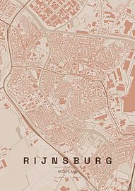 Lageplan von Rijnsburg von Stef van Campen