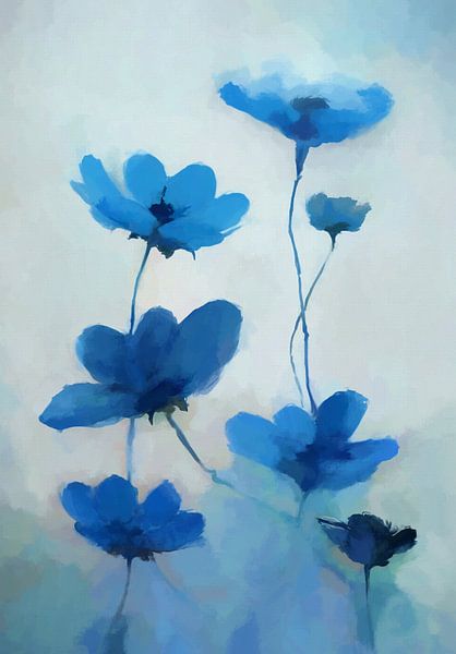 Blaue Blume von Angel Estevez
