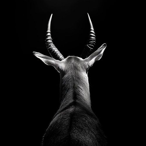 Antilope Schwarzweiß