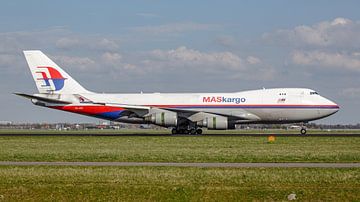 Malaysia Airlines Boeing 747-400F vrachtvliegtuig.