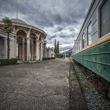 On an abandoned train station by Maikel Brands