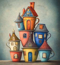 Becherstadt von Jutta Maria Pusl