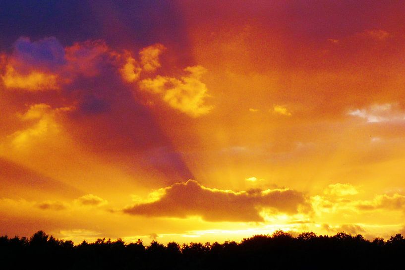 Zonsondergang van Lex Boon