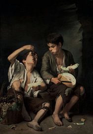 Bartolomé Murillo, Etern von Trauben und Melonen - 1645, München von Atelier Liesjes