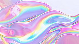 Colour gradient purple, green, blurred background by de-nue-pic