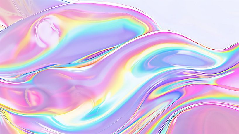 Colour gradient purple, green, blurred background by de-nue-pic