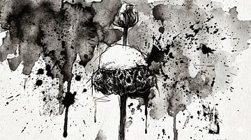 Bloem in dialoog met de wind