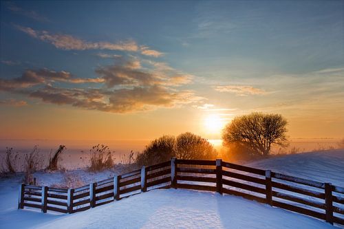 Winterlandschap Nederland