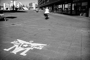 Plein 1992 met het Maastrichtse sjabloon 1,5 meter afstand