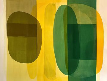 Abstract kleurrijke vormen van Modern Collection