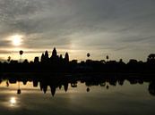 Angkor Wat bei Sonnenaufgang von Leen Denckens Miniaturansicht