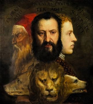 Allegory of Time Governed by Prudence - Titian