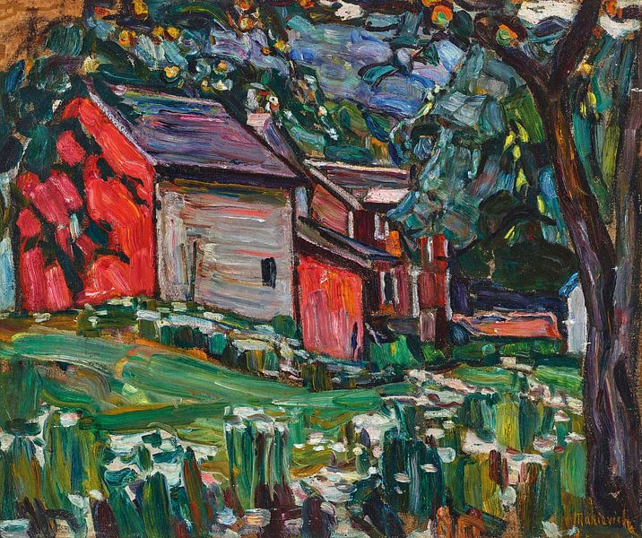 Abram Manievich,country house, Moscow suburbs by finemasterpiece