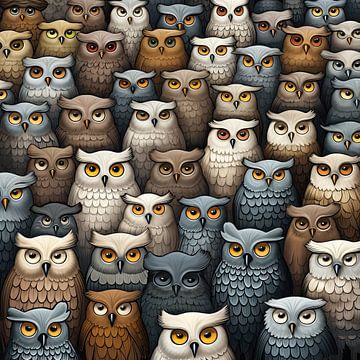 Owl extravaganza by Erich Krätschmer