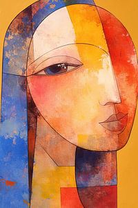 Bunte Frau