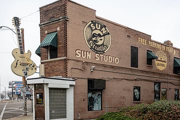 Sun Studio à Memphis où Elvis a enregistré des disques sur Eric van Nieuwland