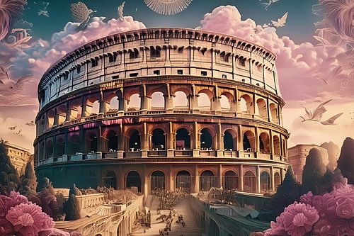 Fantasy Colosseum in Rome by Patricia Hofmeester
