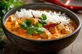 Curry mit Reis von Poster Art Shop