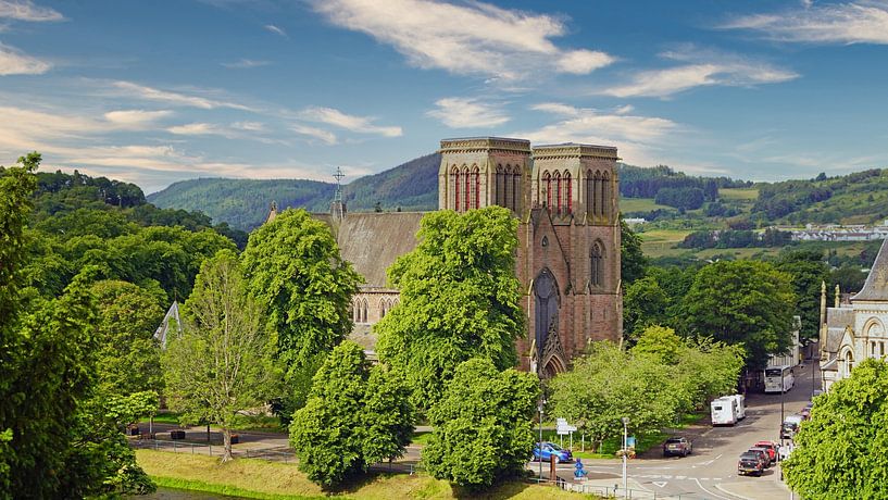 Blick auf die Kathedrale von Inverness von Babetts Bildergalerie