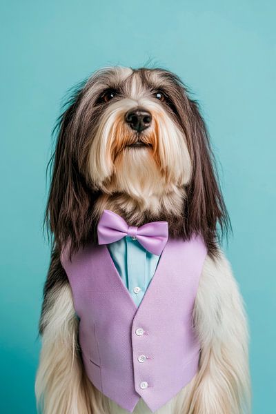 Bearded Collie by Poster Art Shop