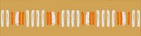 Scandinavian Brushstrokes Panorama Ochre