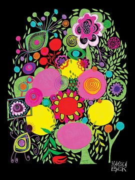 beautiful things, colorful illustrative art by mariska eyck