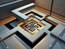 Abstrakte Kunst mit 3d-Effekt von The Photo Artist