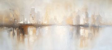 Stad Abstract | Abstract van ARTEO Schilderijen