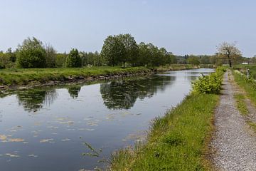 Historisch kanaal, Henegouwen, België van Imladris Images