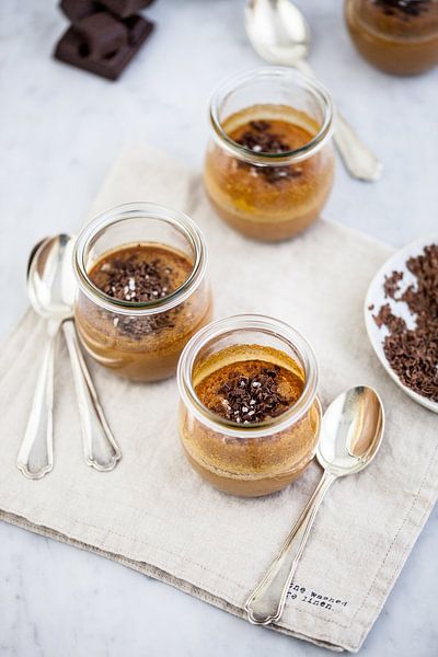 Butterscotch pots de crème by Nina van der Kleij
