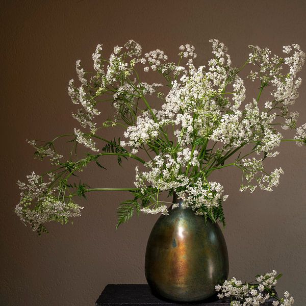 Still life. Flowers. Flute herb. Cut flower by Alie Ekkelenkamp