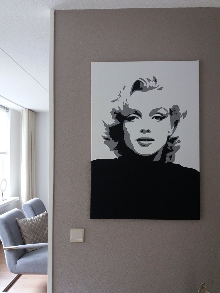 Tribute to Marilyn Monroe  van Harry Hadders Design 